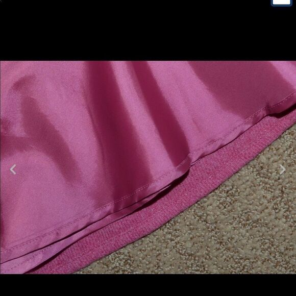 Gap Sz 6 Pink wool skirt, ruffle hem - Picture 5 of 6